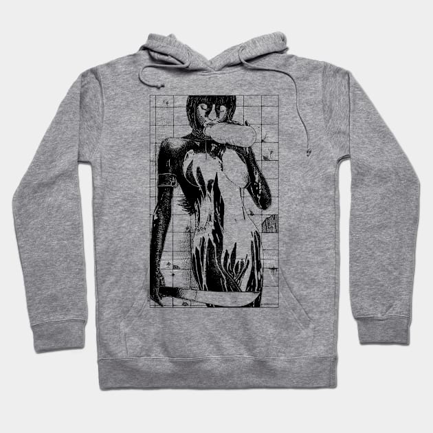 La purification avant la lutte (The war paint) Hoodie by apolloniasaintclair